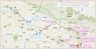 Pèlerinage VIII Inde Bouddha - Amitabha 2025