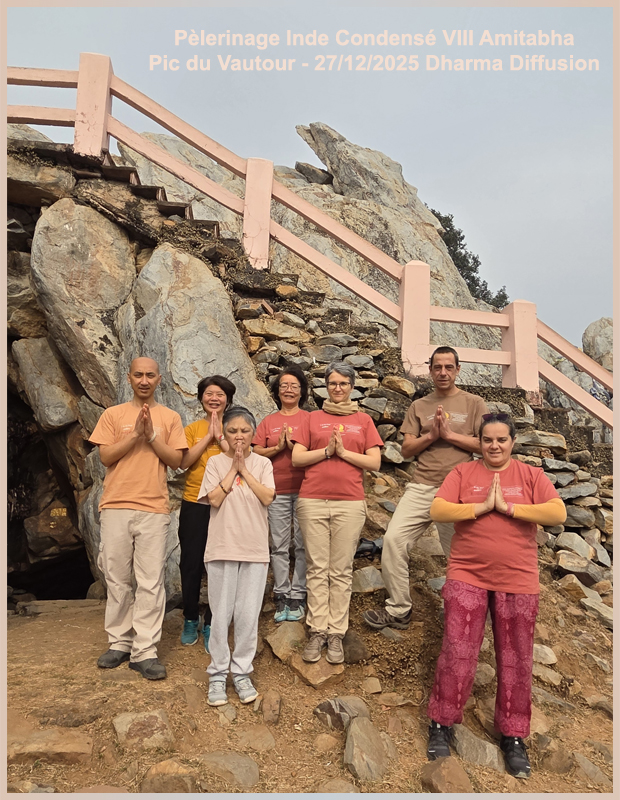 Pèlerinage Inde Condensé Amitabha VIII - Décembre 2025 - Pic du Vautour à Rajgir Pèlerinage Inde Condensé Amitabha VIII - Décembre 2025 - Pic du Vautour à Rajgir